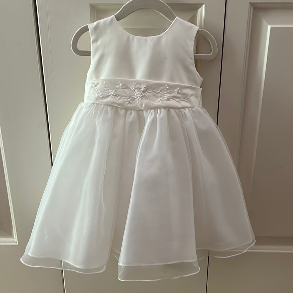 TipTop Kids Toddler Cream Occasion Dress 18M